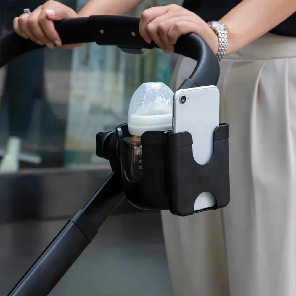Portavasos para cochecito de bebé, portabotellas para cochecito de niño, portabotellas para cochecito, diseño antideslizante, accesorios para cochecito, soportes para teléfono móvil