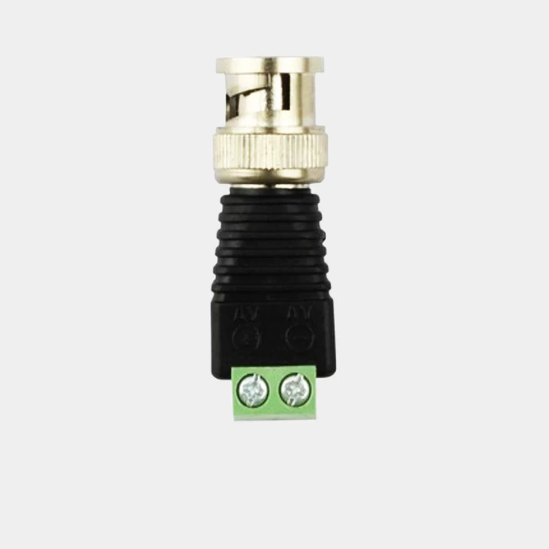 BNC コネクタ DIY CCTV 監視ビデオカメラ同軸/Cat5/Cat6 ケーブル用