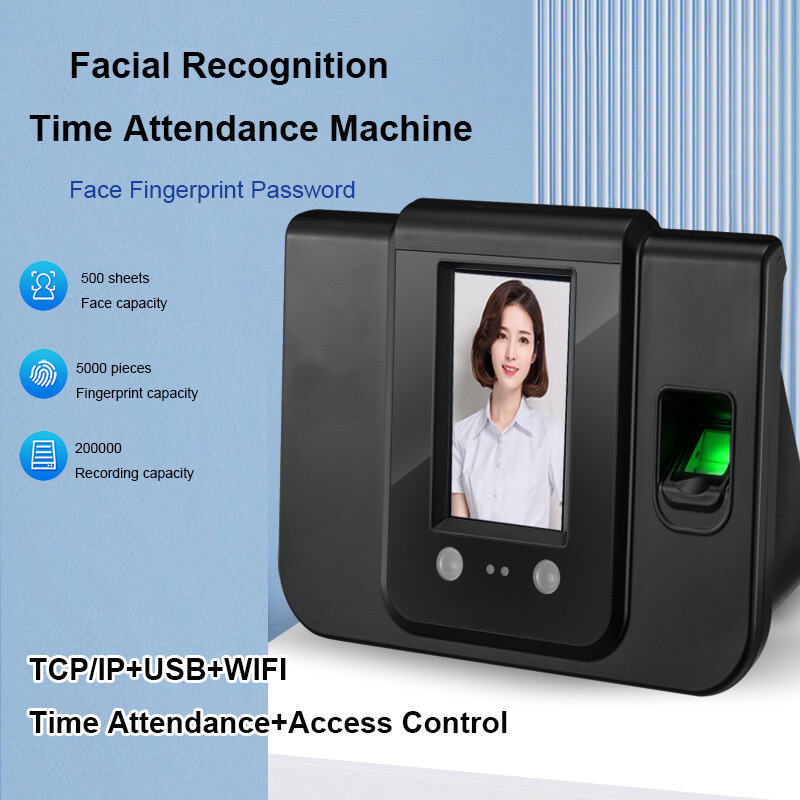 X5 con WIFI examinador USB reconocimiento facial de huellas dactilares tarjeta RFID reloj de tiempo de personal sistema de grabadora de tiempo sistema de puerta todo-