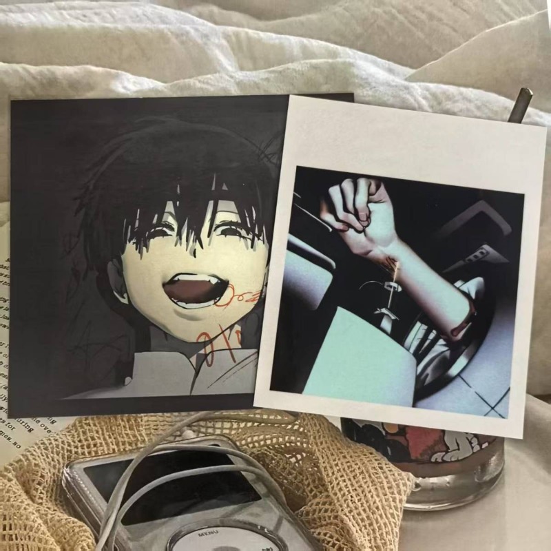 2 шт./компл., карта на 2-ю годовщину, Alien Stage TV, аниме-карта, Иван-такль, косплей, квадратная компакт-диск-карта, карты мгновенной визуализации, открытка, подарок