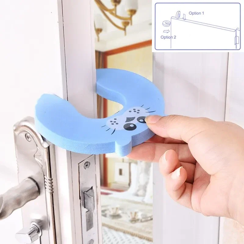 2/5 stuks babyveiligheid deurstopper voor pasgeboren meubelbescherming anti-knijphand schattige dierenverzorging kinderslot vingerbeschermer