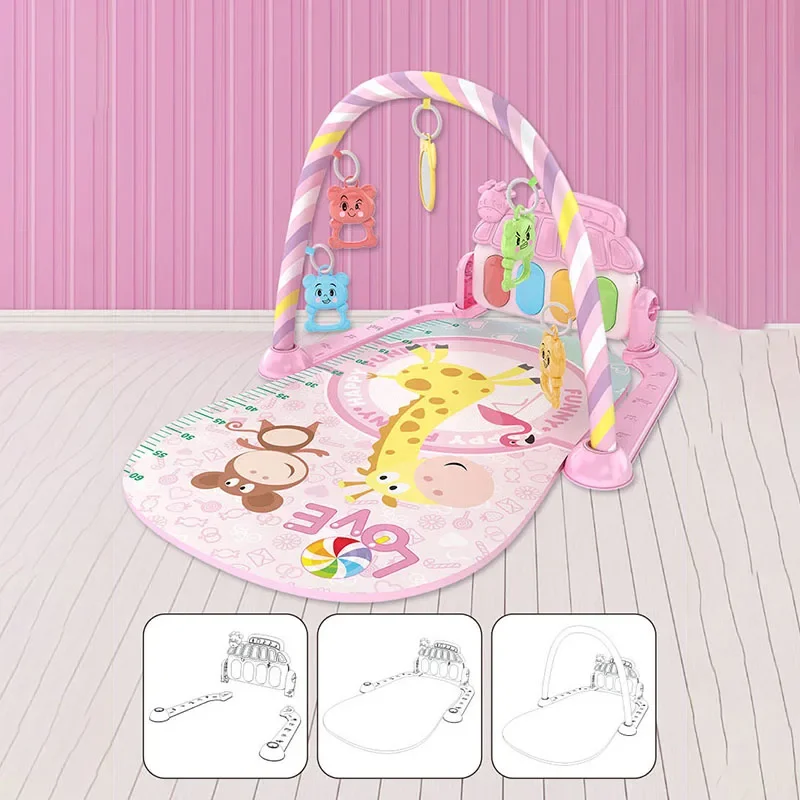 Giocattoli per stand fitness per bambini Pedale musicale per neonato Qin Attrezzatura per il fitness Giocattoli per arrampicata Vendita calda
