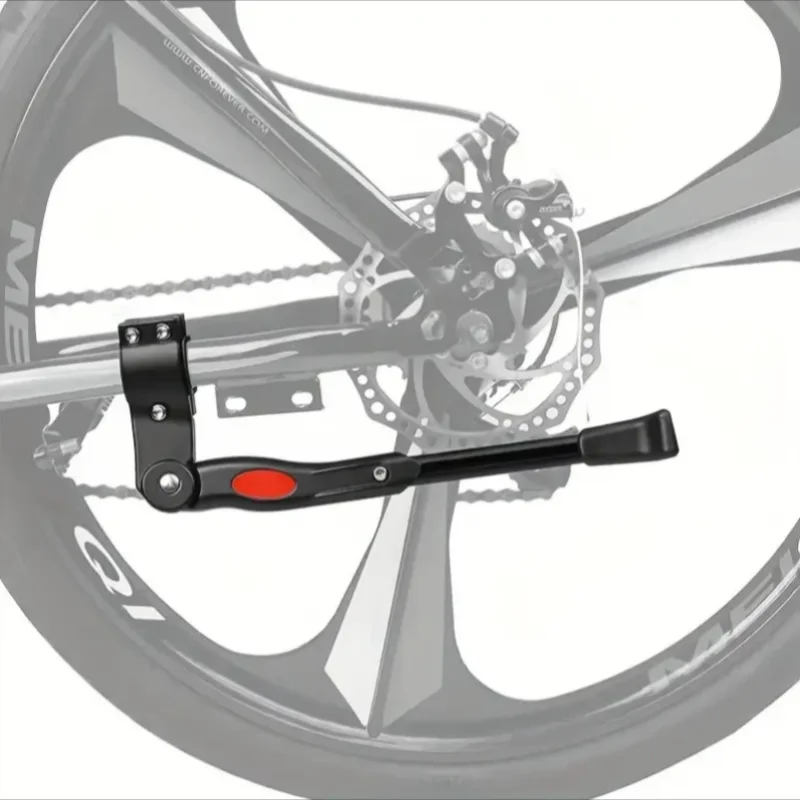 Ständer aus Aluminiumlegierung, verstellbare Länge der Fahrrad-Hinterhalterung, MTB 26-Zoll-Fahrradseitenstütze
