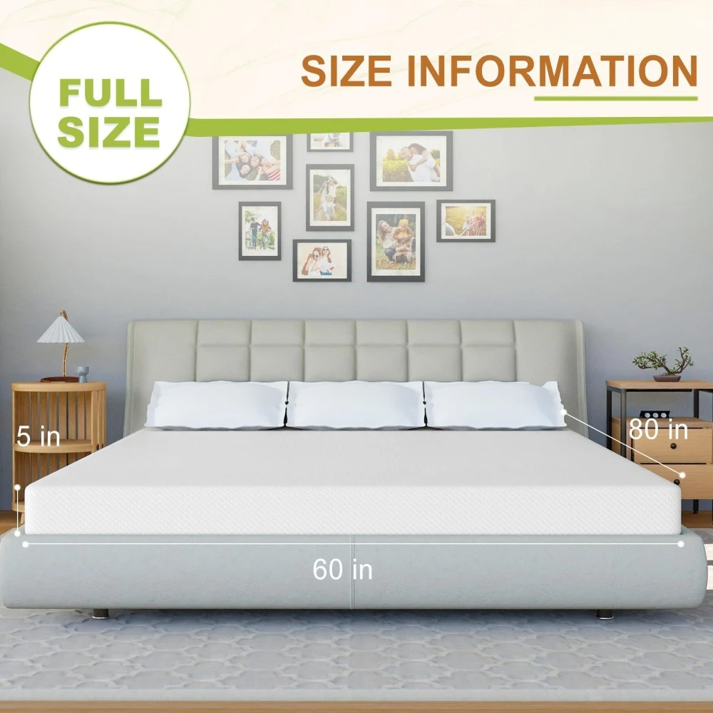 Gel Memory Foam Queen Size Mattress, Pressure Relieving, Cooling Gel Foam,Mattress in a Box