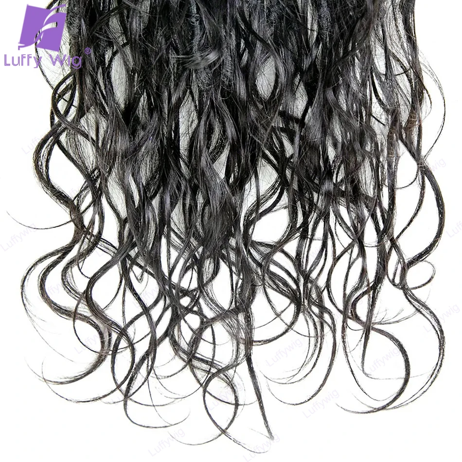 Pré Looped Crochet Boho Cabelo Cachos, Body Wave Locs, Extensões onduladas, Extensão Do Cabelo, Boho Dreadlocks