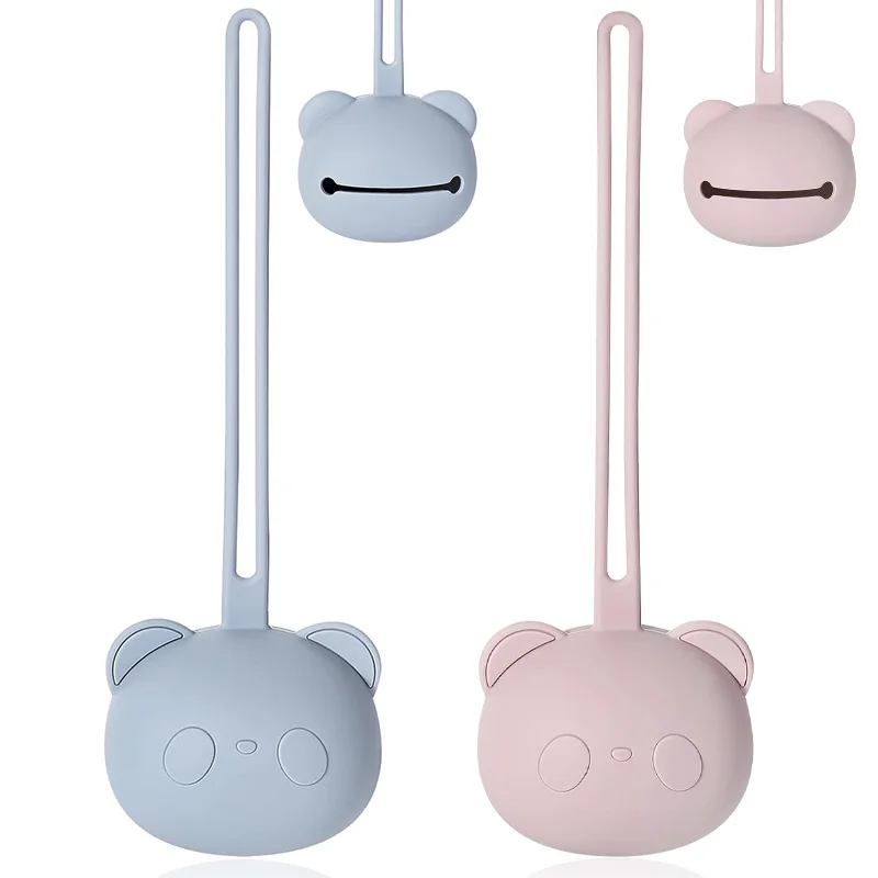 Silicone bebê chupeta titular saco, recipiente de armazenamento portátil, caixa de armazenamento, acessórios para carrinho, 1 parte