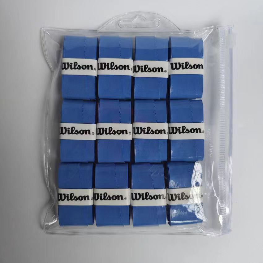 24/12 個ウィルソンハンドグルーノンスリップベルトテニスラケットグリップテープ滑り止めバンド釣り竿スウェットバンド Pu ハンドル