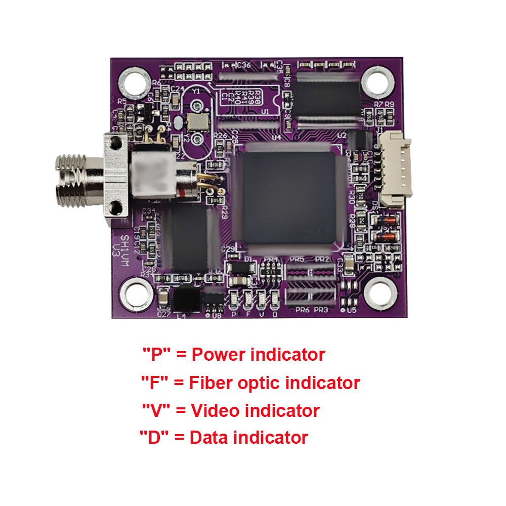 TX RX 1 channel video + UART & TTL & SBUS to fiber converter, FC/UPC single mode single fiber 0-20km voltage 5V-28V