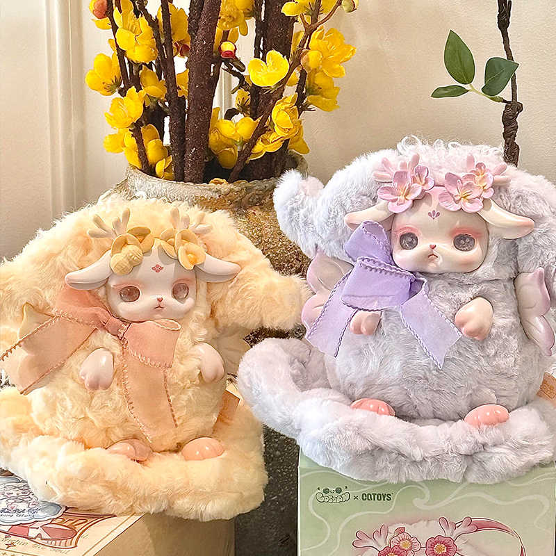 Loloan ブルーミングディアシリーズブラインドボックスかわいい鹿アニメフィギュアミステリーボックスかわいい Loloan アクションフィギュアサプライズバッグ装飾玩具
