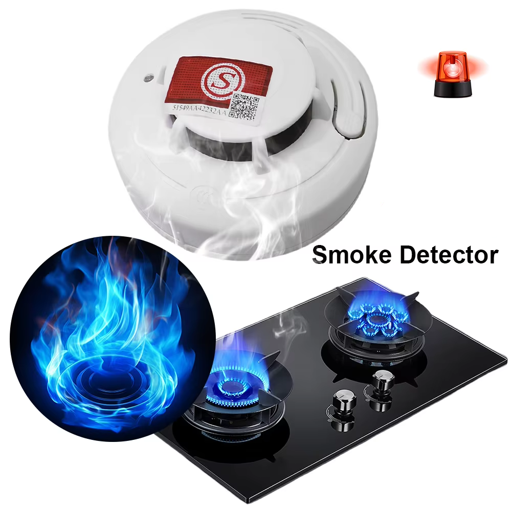 Fire Smoke Detector Smoke Alarm Fire Protection for Shopping Mall School Home Sensing Detector Home Security System