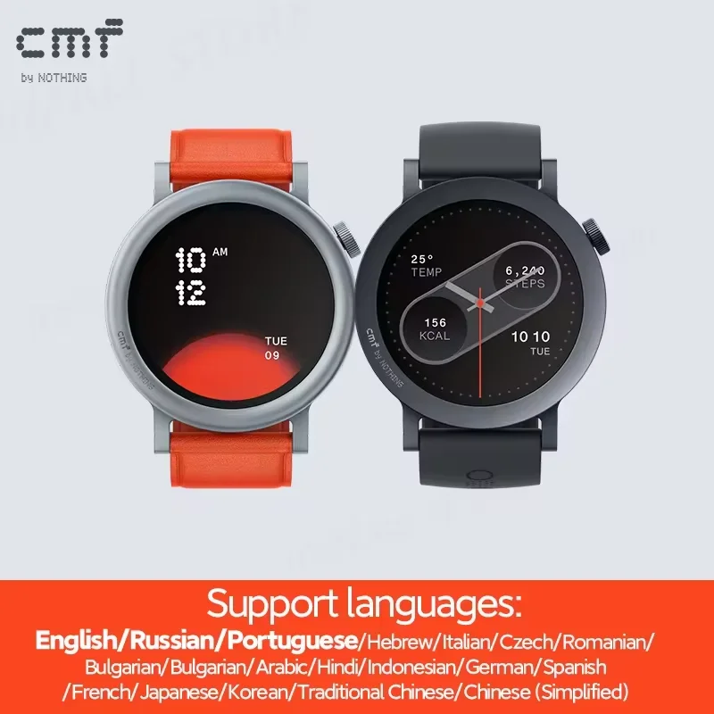 Versión global CMF de Nothing Watch Pro 2 1,32 "AMOLED Bluetooth 5,3 BT llamadas con reducción de ruido AI GPS cmf watch pro 2