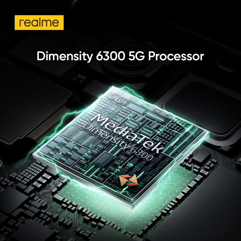realme 13 5G Smartphone Dimensity 6300 5G Chipset 50MP OIS Camera 120Hz Display IP64 45W Charge 5000mAh Battery