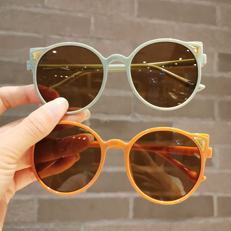 Gafas de sol con orejas de viñetas de animales para niñas y niños, protección solar para exteriores, gafas de sol Vintage encantadoras, protección clásica para niños