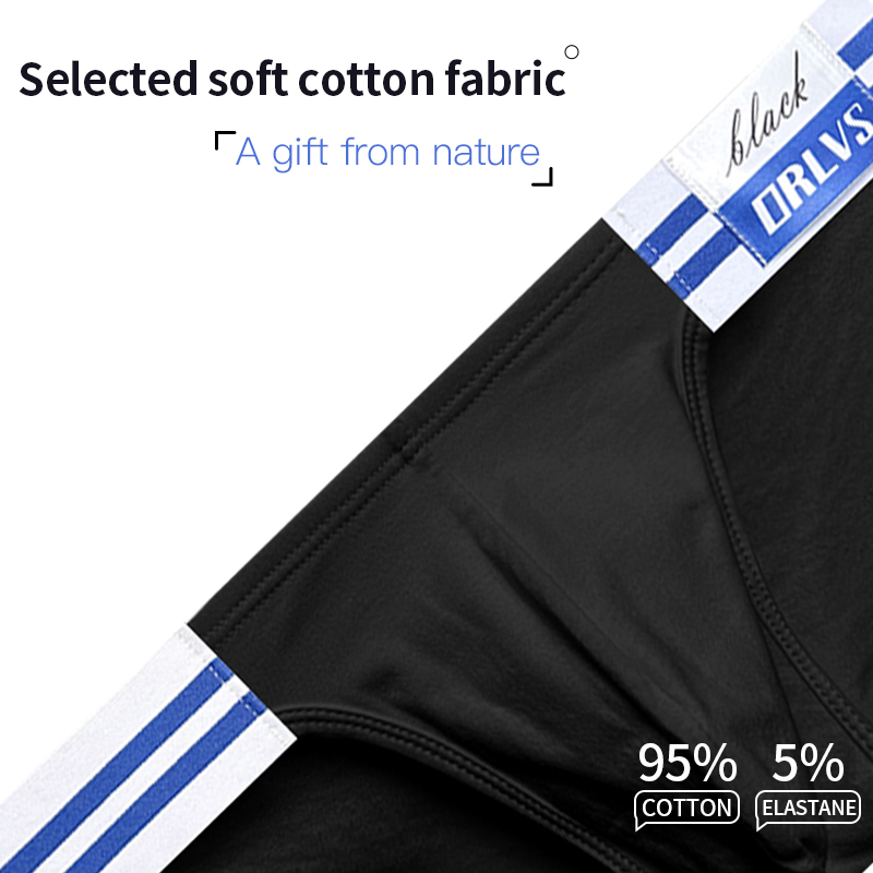 1/2/3/4 pièces été article chaud slips pour hommes fourche haute Triangle pantalon coton tissu Bikini bleu mer rayé bande élastique sous-vêtements