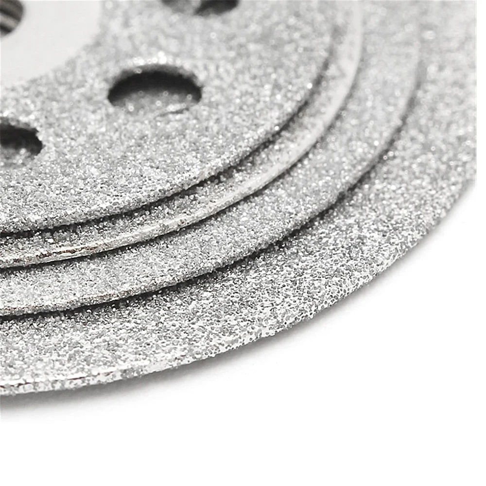 10 Uds. Disco de corte de diamante de 22mm mandril de muela de 3mm para herramienta rotativa de corte de Metal piezas de amoladora eléctrica