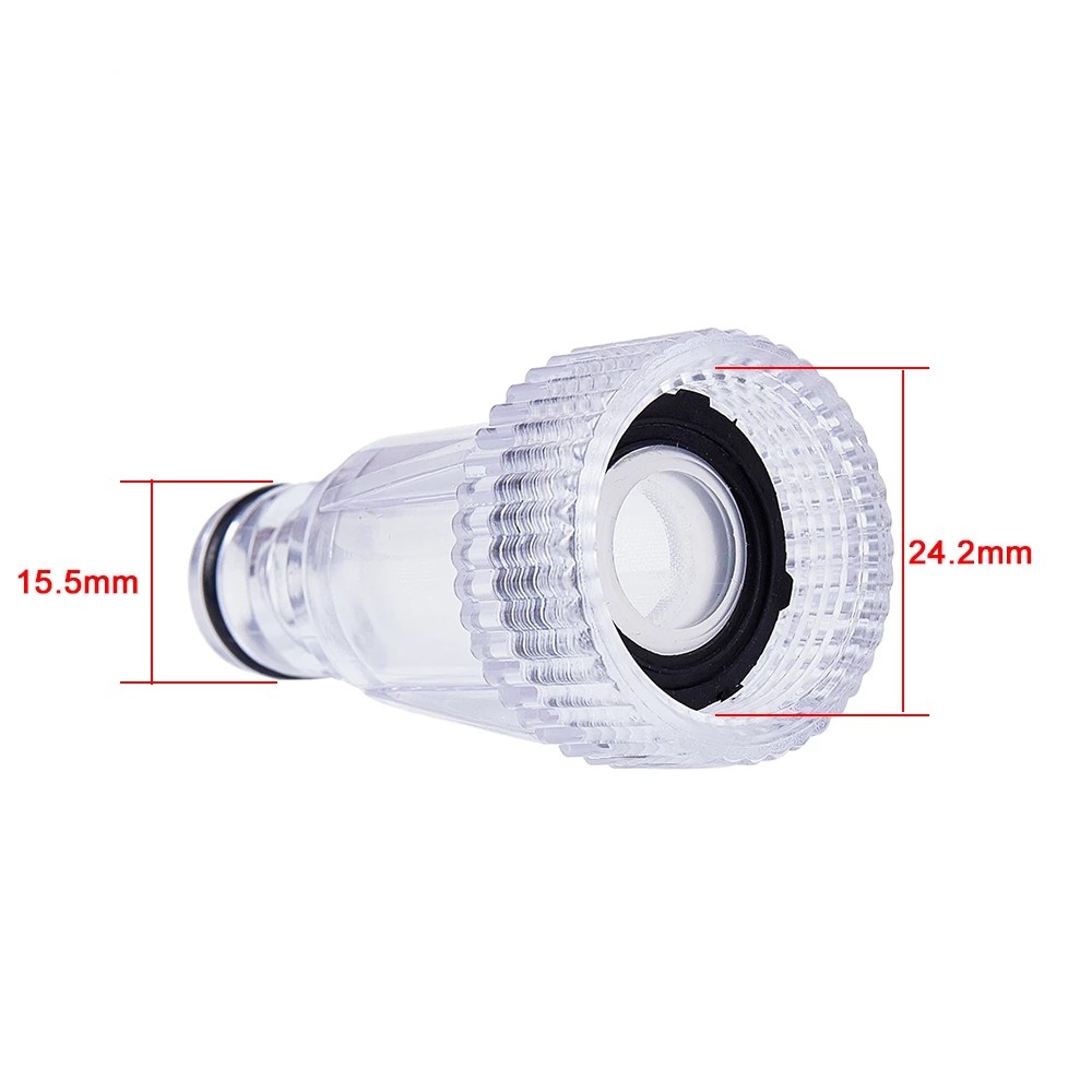 Car Washer Adapter High Pressure Washer Water Filter Automobile Washing Machine Water Connector Set Hose Pipe Fitting
