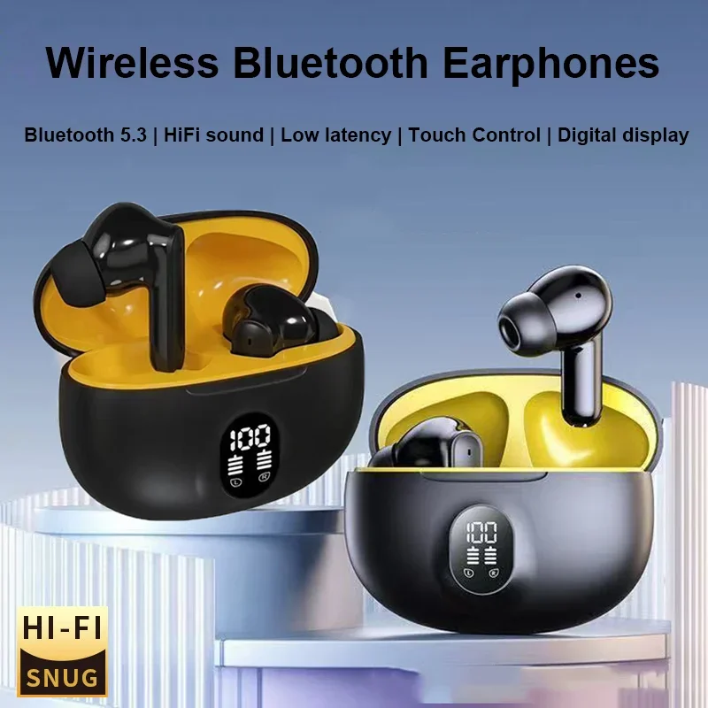 Nuevos auriculares inalámbricos S510 TWS, auriculares con potencia LED, auriculares con pantalla Digital, sonido estéreo, compatibles con Bluetooth 5,3 para Xiaomi