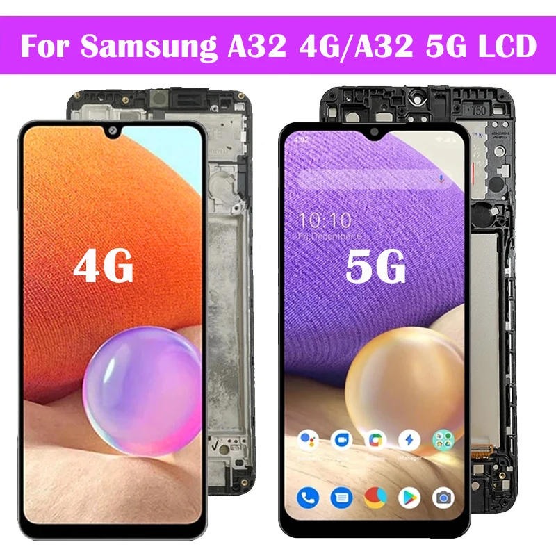 Incell สําหรับ Samsung Galaxy A32 4G LCD SM-A325F SM-A325M จอแสดงผลหน้าจอสัมผัสสําหรับ Samsung A32 5G จอแสดงผล SM-A326B