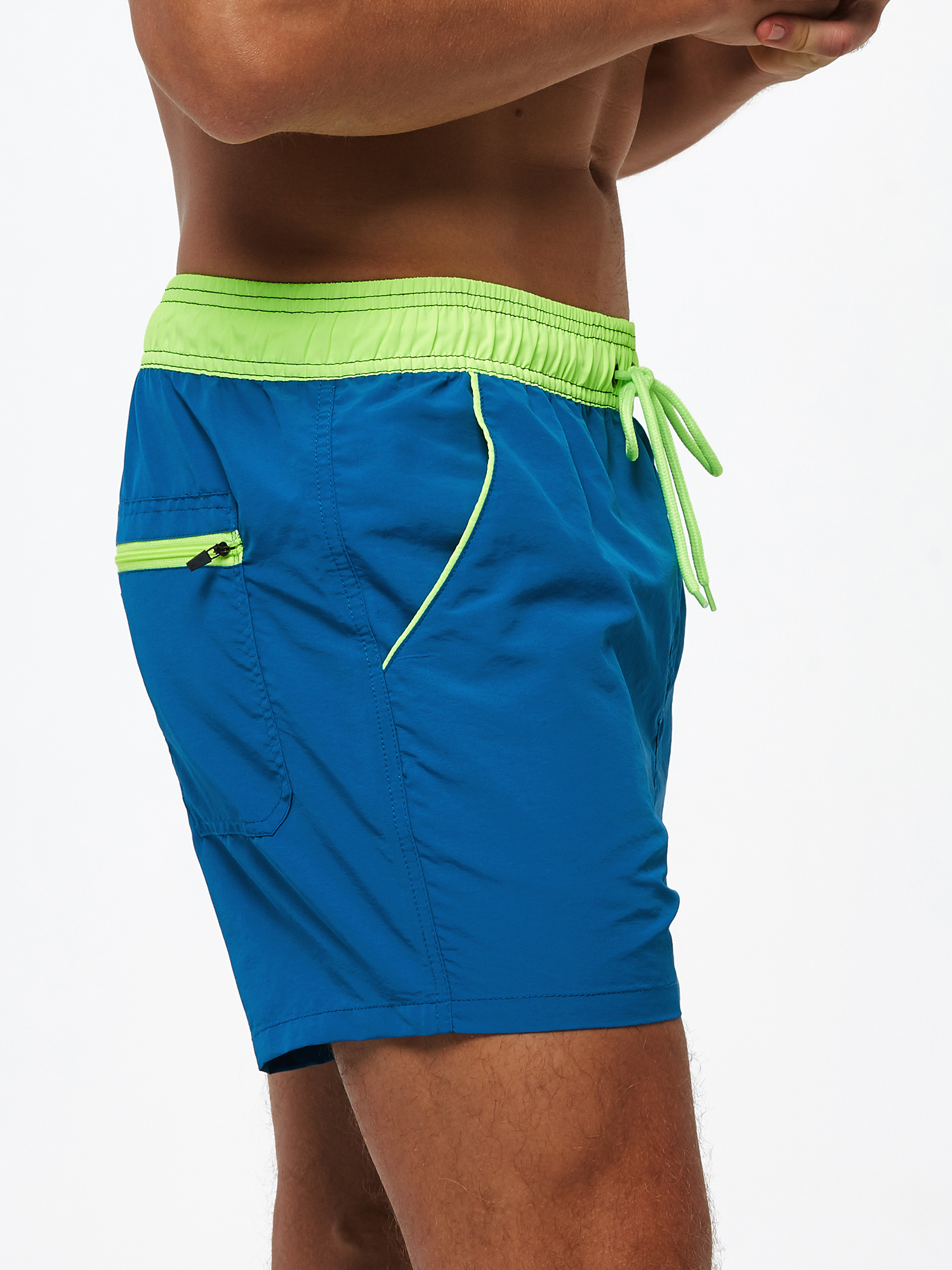 Short de bain d'été pour hommes, maillot de bain, séchage rapide, planche de plage, taille élastique, pantalon de bain, short de Surf avec maille
