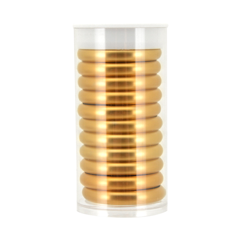 11pcs Metal Binding Discs Metal Buckle Mushroom Hole Loose-leaf Notebook Accessories Binding Ring Journal Diary Notebook Disc