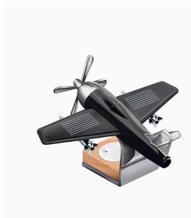 Solar Aircraft Car Perfume Ornament Car Solid Aromatherapy Car Decoration Light Fragrance Products