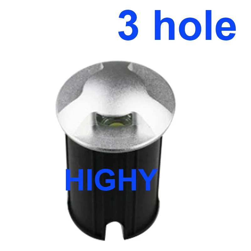 10 Cái/lốc IP67 Chiếu Sáng Ngoài Trời Cho Sân Vườn Sân Bước Cầu Thang Tầng Sàn Tàu 3W Đèn Inground Đèn LED Dưới Lòng Đất đèn Trợ Sáng