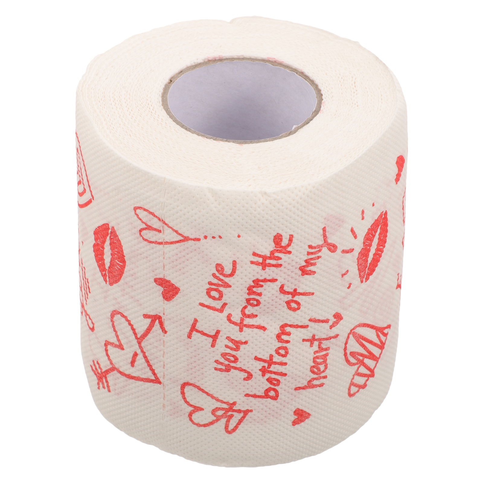 Heart Shaped Creative Tissue Valentine Toilet Paper Roll Soft Colored Tissues Commercial Bath Tissues Bulk Sanitary Paper Health