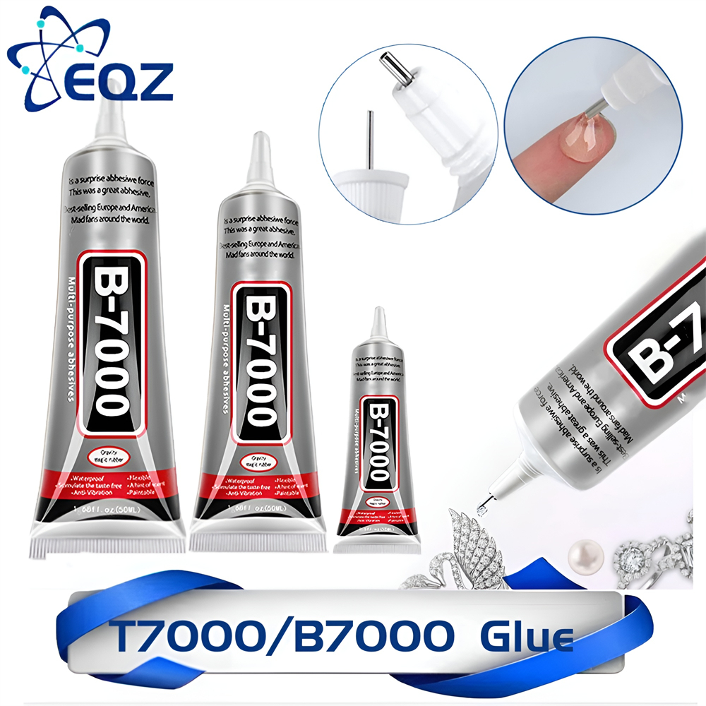 T7000 B7000 klej w płynie przezroczysty klej do naprawy telefonu kontaktowego uniwersalny klej do majsterkowania z precyzyjną końcówką aplikatora 15/25/50ML