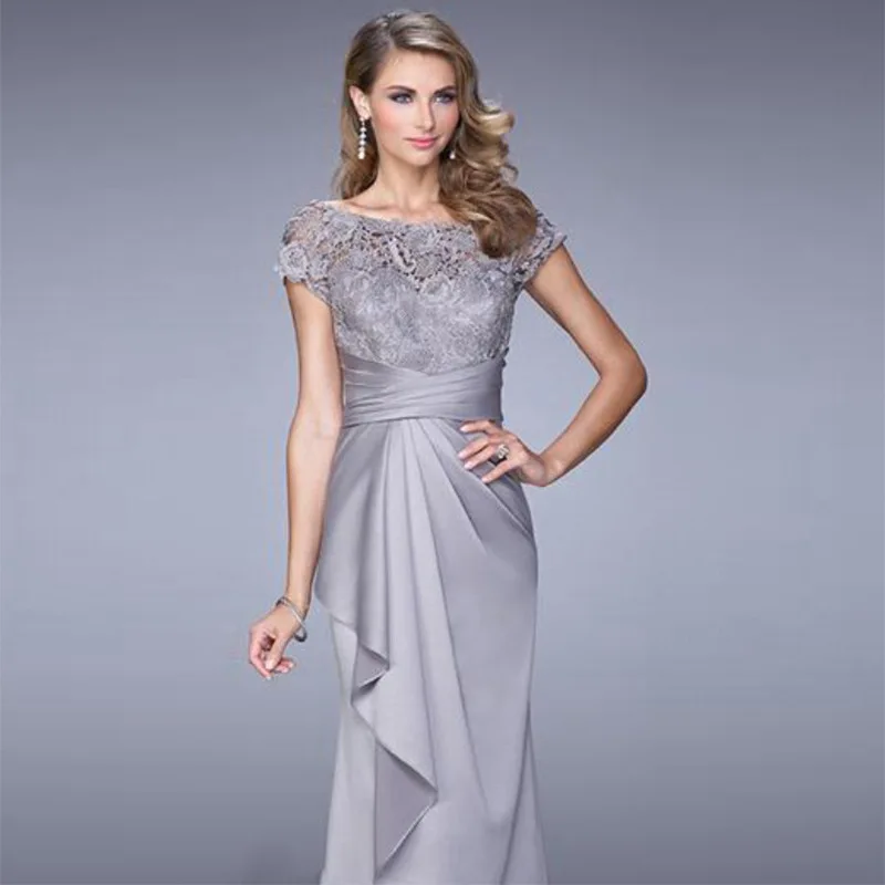 Frauen Meerjungfrau Brautjungfer Kleid Hochzeit Party Spitze Applique Off Schulter Abend Prom Formale Kleider Host der Temperament Kleid