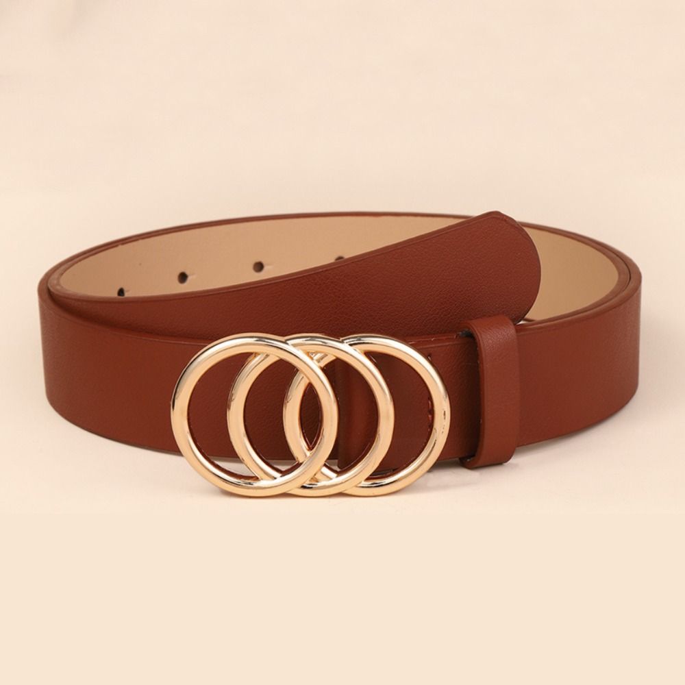Cinto de couro versátil para mulheres e meninas, cintura simples, elegante e casual, design versátil, luxo e casual, decoração de cintura, fivela deslizante