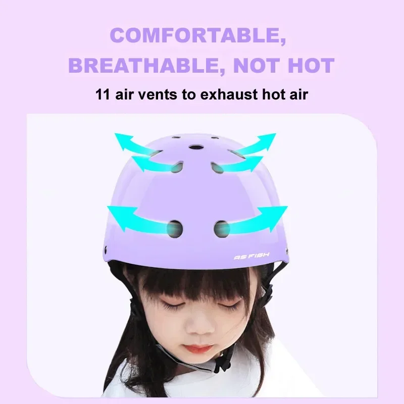 Casco de bicicleta para niños, monopatín, Scooter, equilibrio, equipo de protección, ajustable