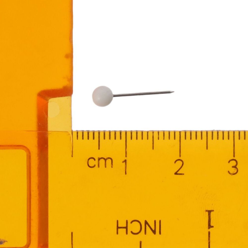 500PCS Round Head Push Pins for Bulletin Board 1/8-Inch White Cork Board Tacks Plastic Map Tacks