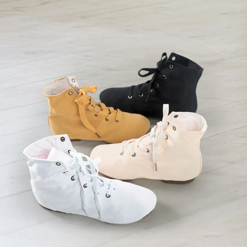 Buty do tańca jazzowego Płócienne buty do tańca jazzowego Buty do tańca do kostek Buty z rozdzieloną podeszwą dla dziewczynek Dzieci Dorośli Dzieci Chiny Rozmiar 26-45