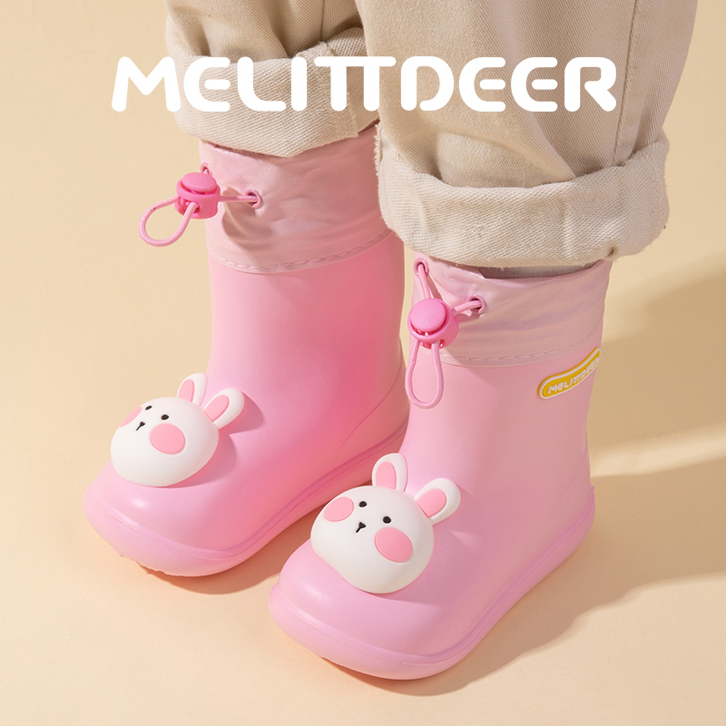 MELITTDEER Kids Rainboots - Waterproof Rain Boots For Boys And Girls,  Ideal For Rainy Days, Water Play