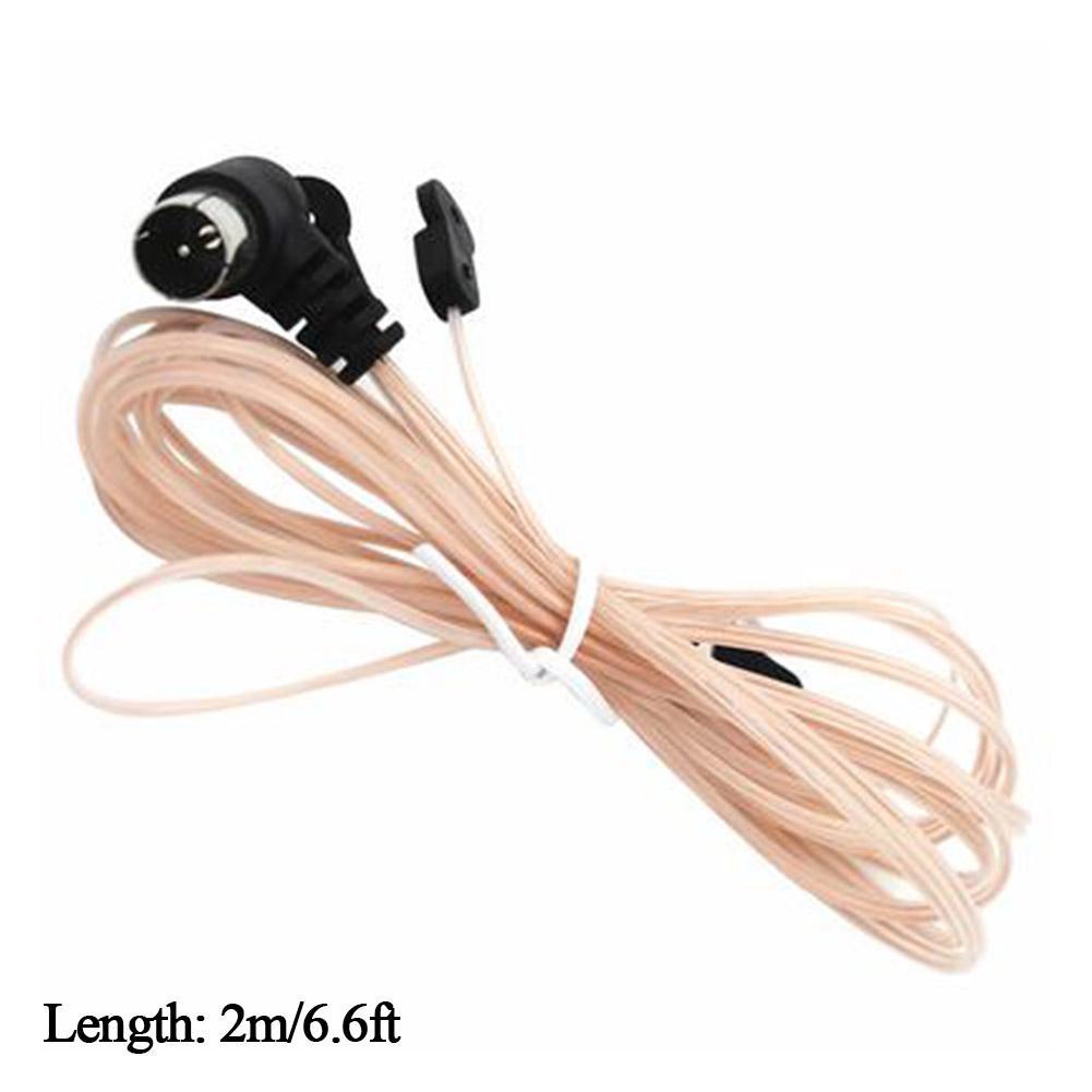 88-108MHz FM ラジオアンテナ 75 オームダイポール屋内アンテナ HD 空中受信機 PAL - F メスジャック RF 同軸アダプタコネクタ