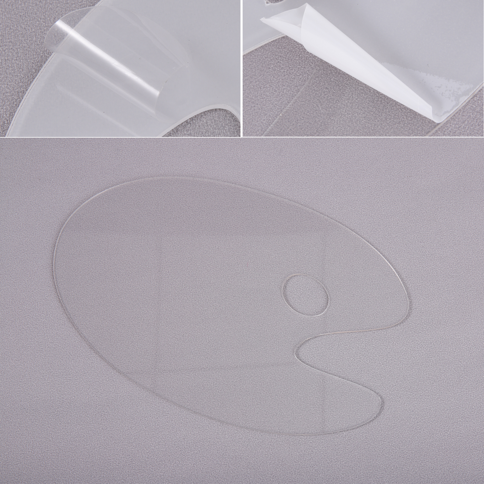 1個透明パレットアクリルパレットファインアート油絵パレットガッシュアクリル絵画パレット2サイズ高品質