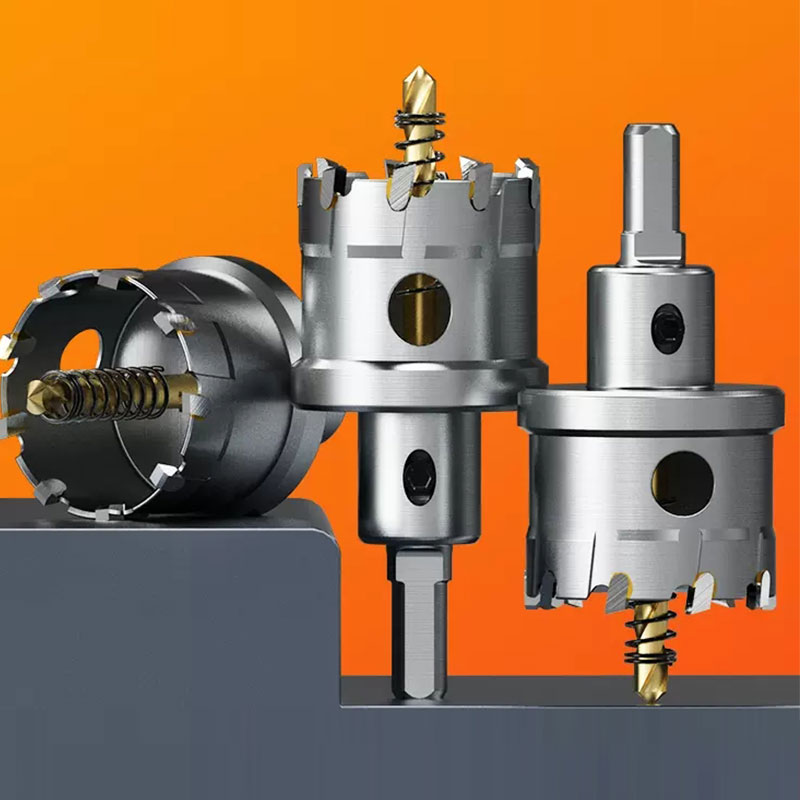 16-125mm Core Drill Bit Stainless Steel Hole Saw TCT Carbide Tip Cobalt Drill Bit Metal Cutting Drilling Power Tools