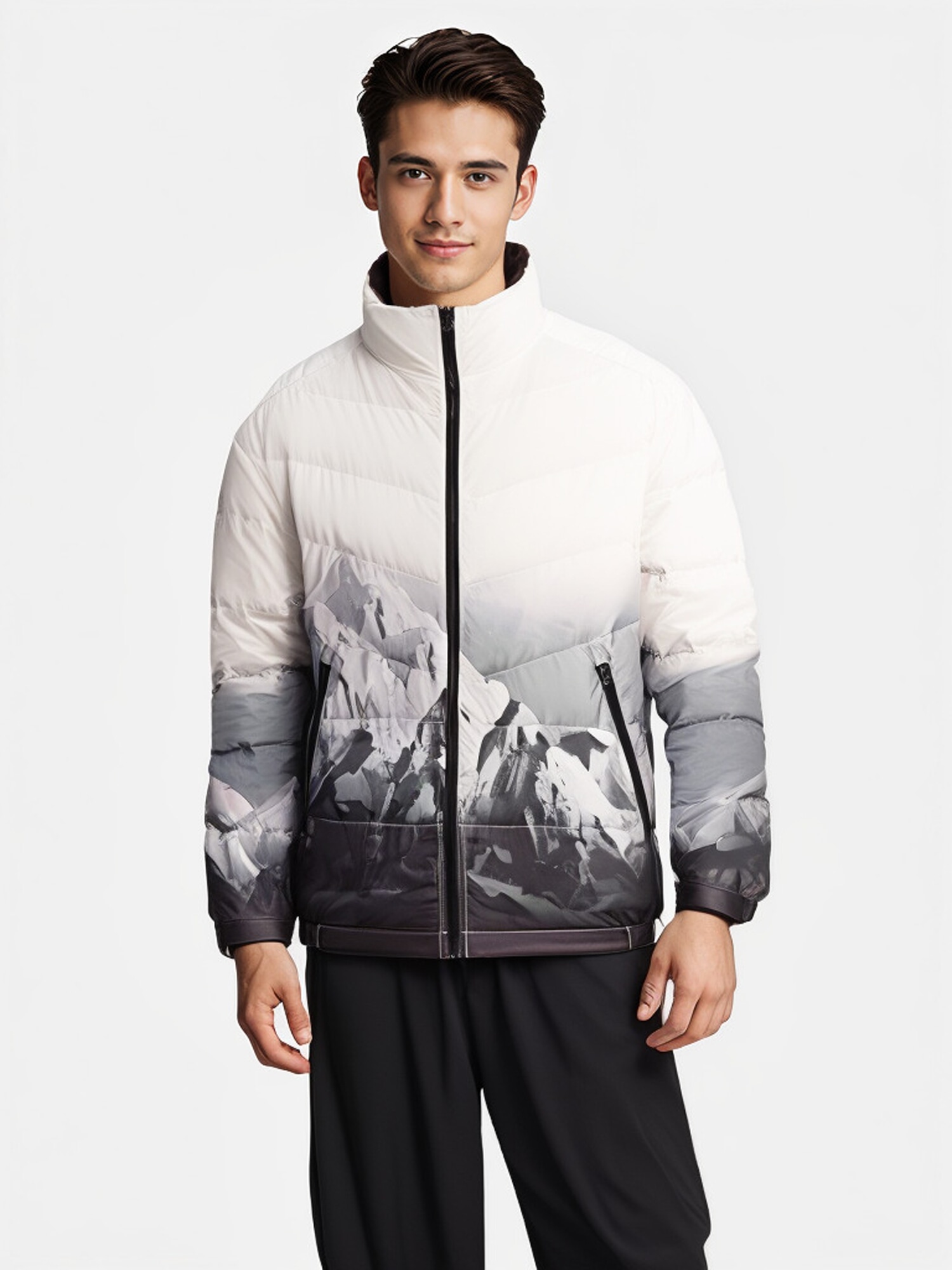 Vpg jaqueta curta masculina casacos de inverno jaqueta de inverno à prova de vento leve casaco masculino inverno quente viagem acampamento casaco