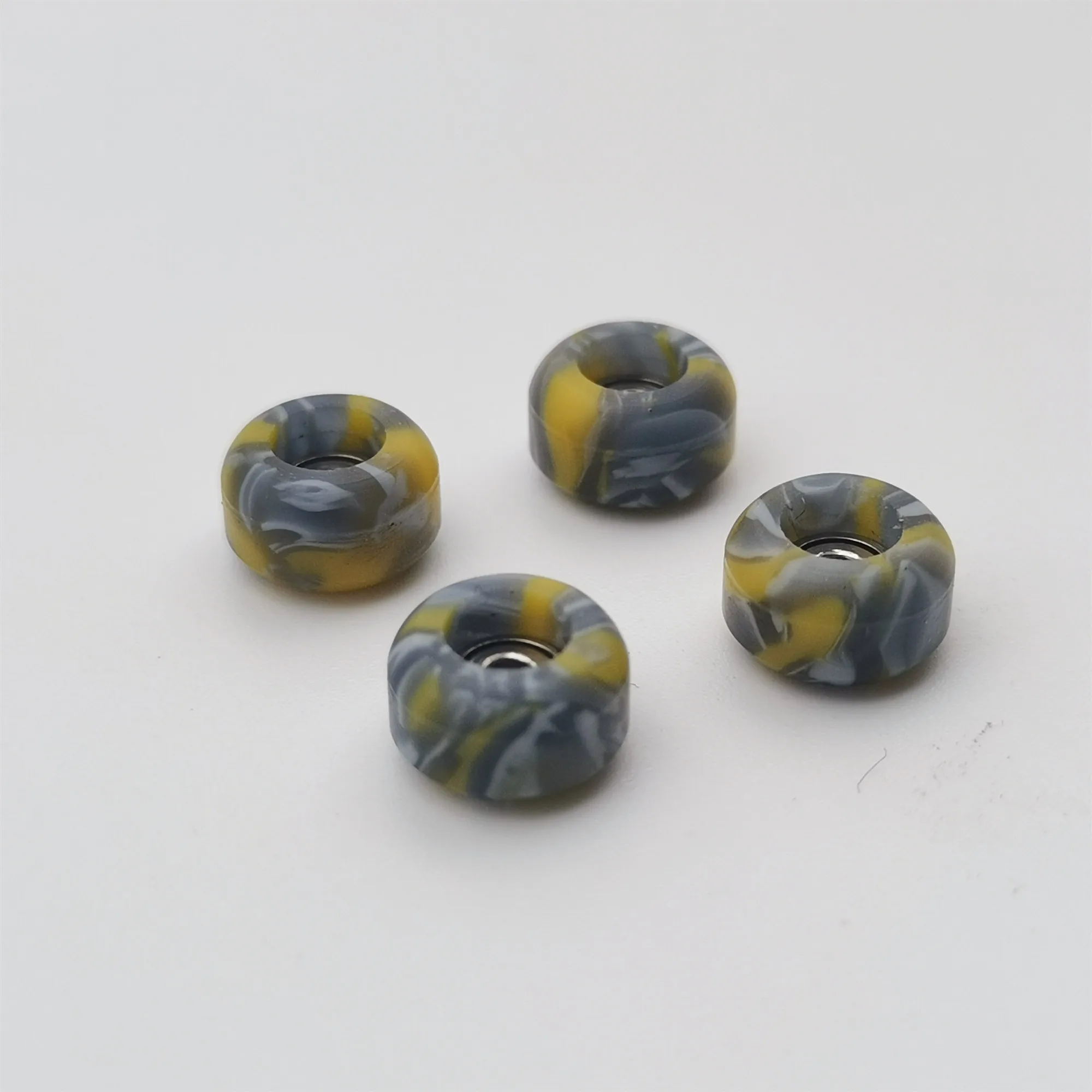 CNC Fingerboard Wheels Swirl Color for Finger Skateboard