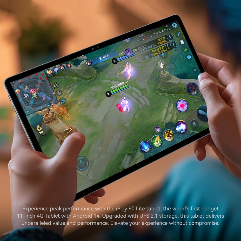 Alldocube iplay 60 Lite tableta de 10,95 pulgadas 2 en 1 Android 14 AI juego de aprendizaje de cámara Dual 4G LTE 4GB + 8GB de Virtua RAM 128GB ROM