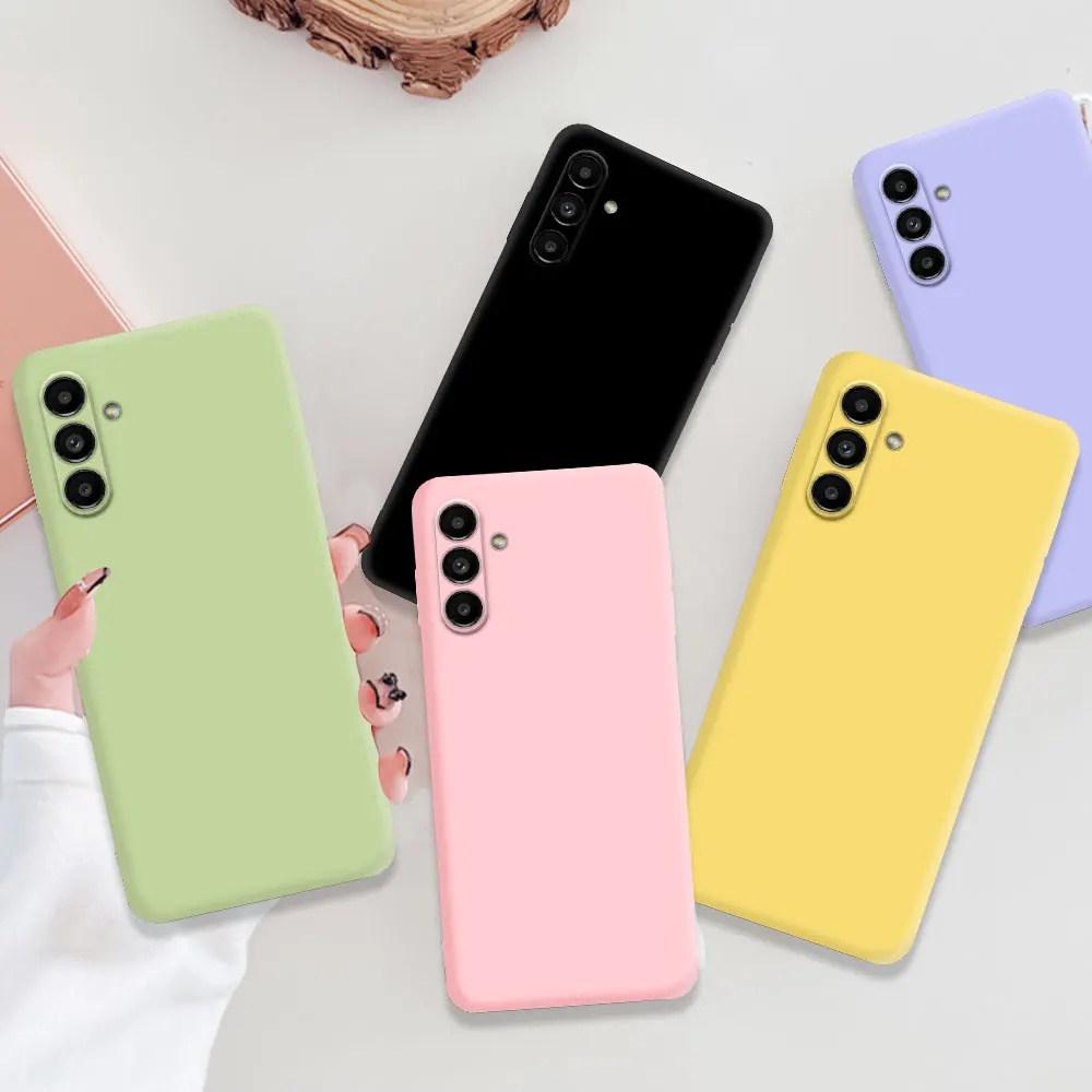 Custodia protettiva in silicone liquido per Samsung Galaxy A15 A25 A35 A55 A22 A32 A52 A13 A23 A33 A53 A14 A24 A34 A54 4G 5G Custodie