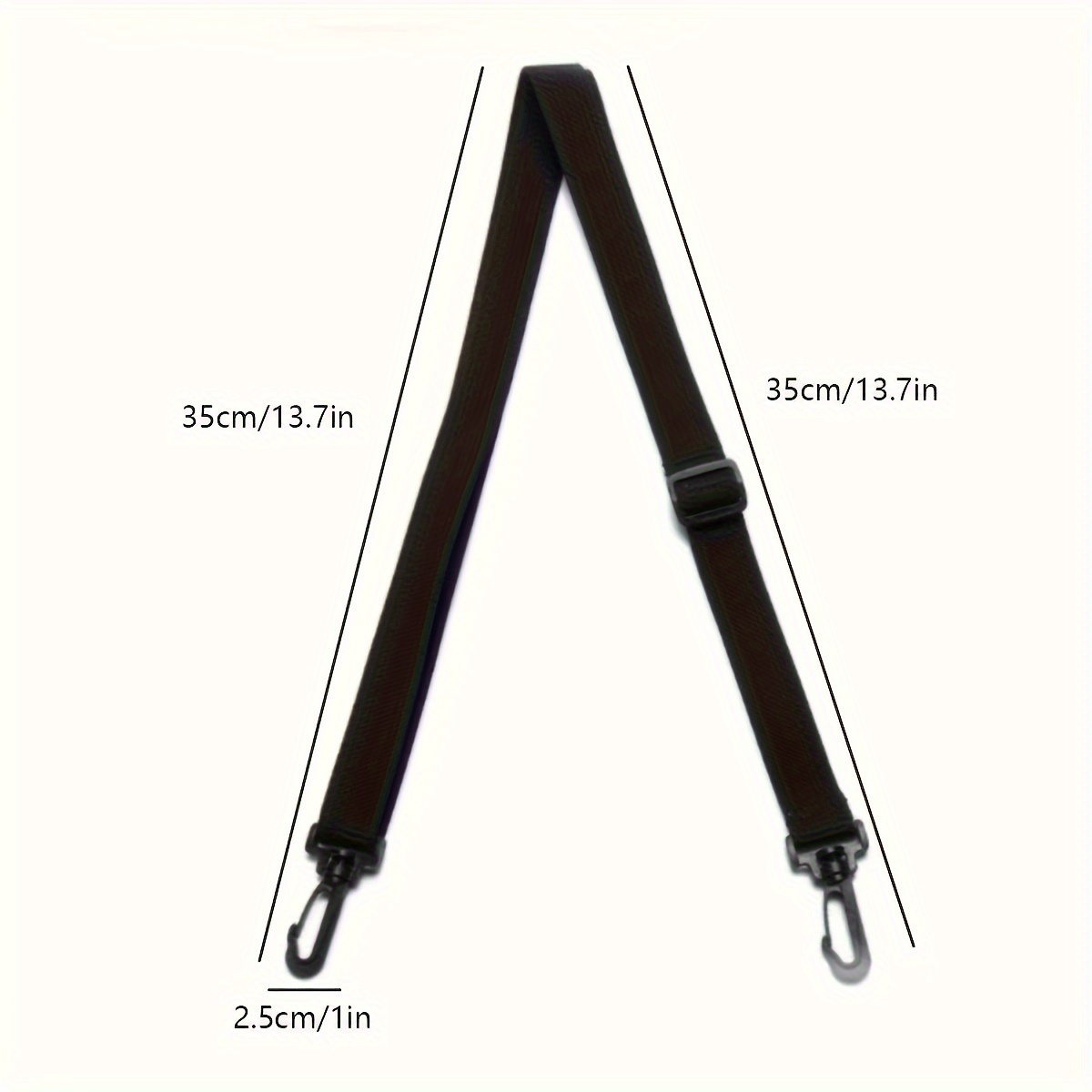 Black Long Straps Bag Part Accessories Adjustable Replacement Shoulder Bag Strap Detachable Belt Messenger Bags New