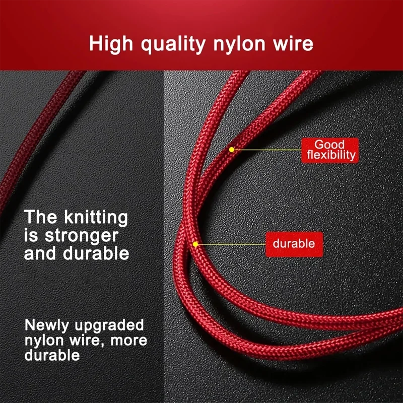 3-in-1-USB-Kabel, Micro-USB-Typ-C-Ladekabel, Multi-USB-Anschluss, schnelles Ladekabel für iPhone 13, 12, 11 Pro Max, Samsung Xiaomi