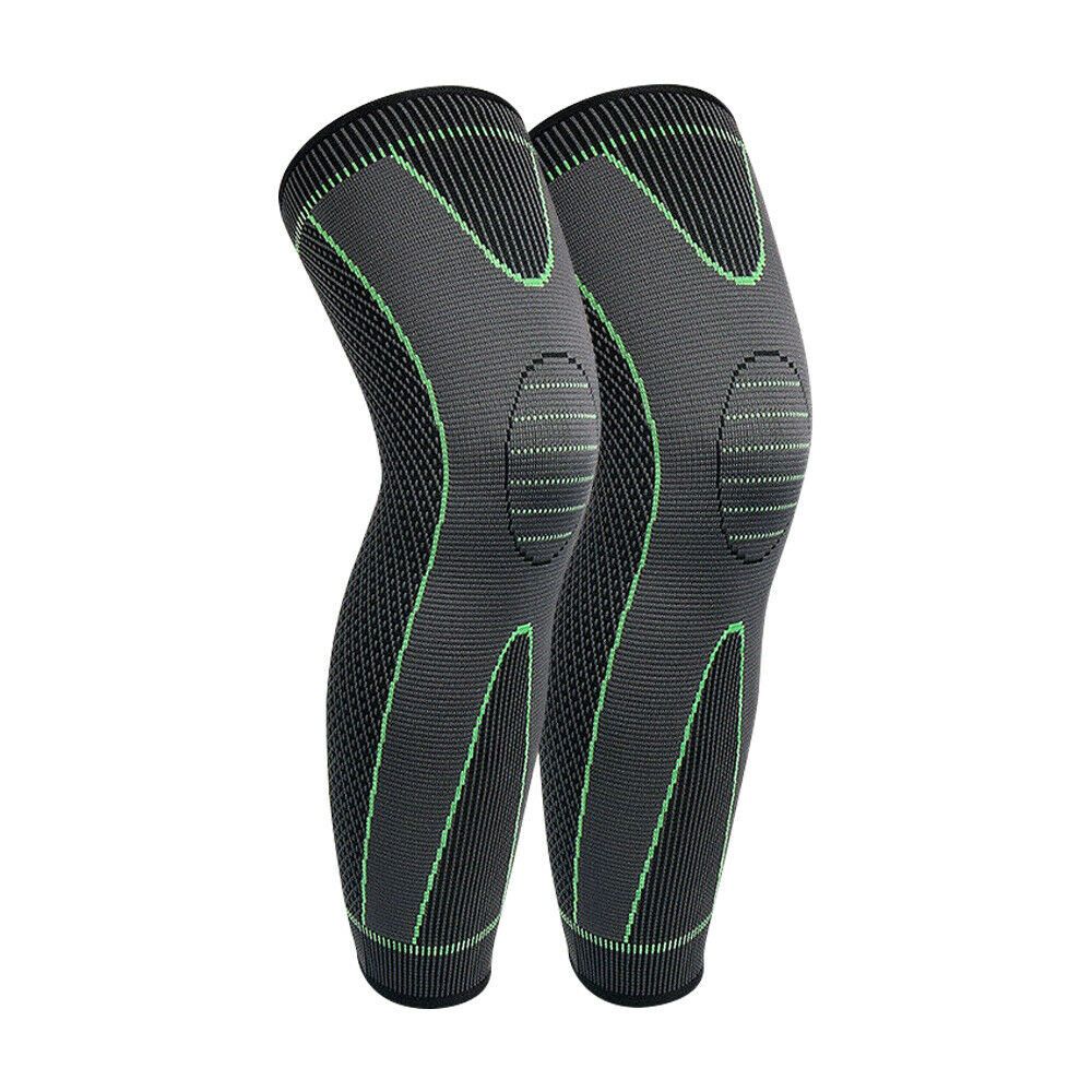 Mode Ademende Sport Kniebeschermers Elastische Artritis Relief Kniesteun Gym Running Beenbeschermers