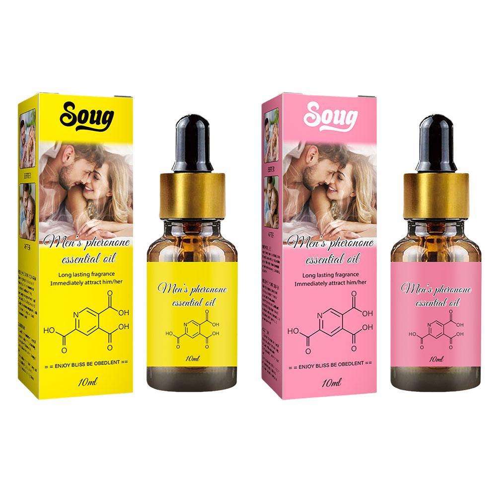 Aceite de Perfume de feromonas de alta gama para hombres y mujeres, Perfume corporal refrescante Natural de larga duración, mejora la seguridad, Sexy y atractiva, 10ml
