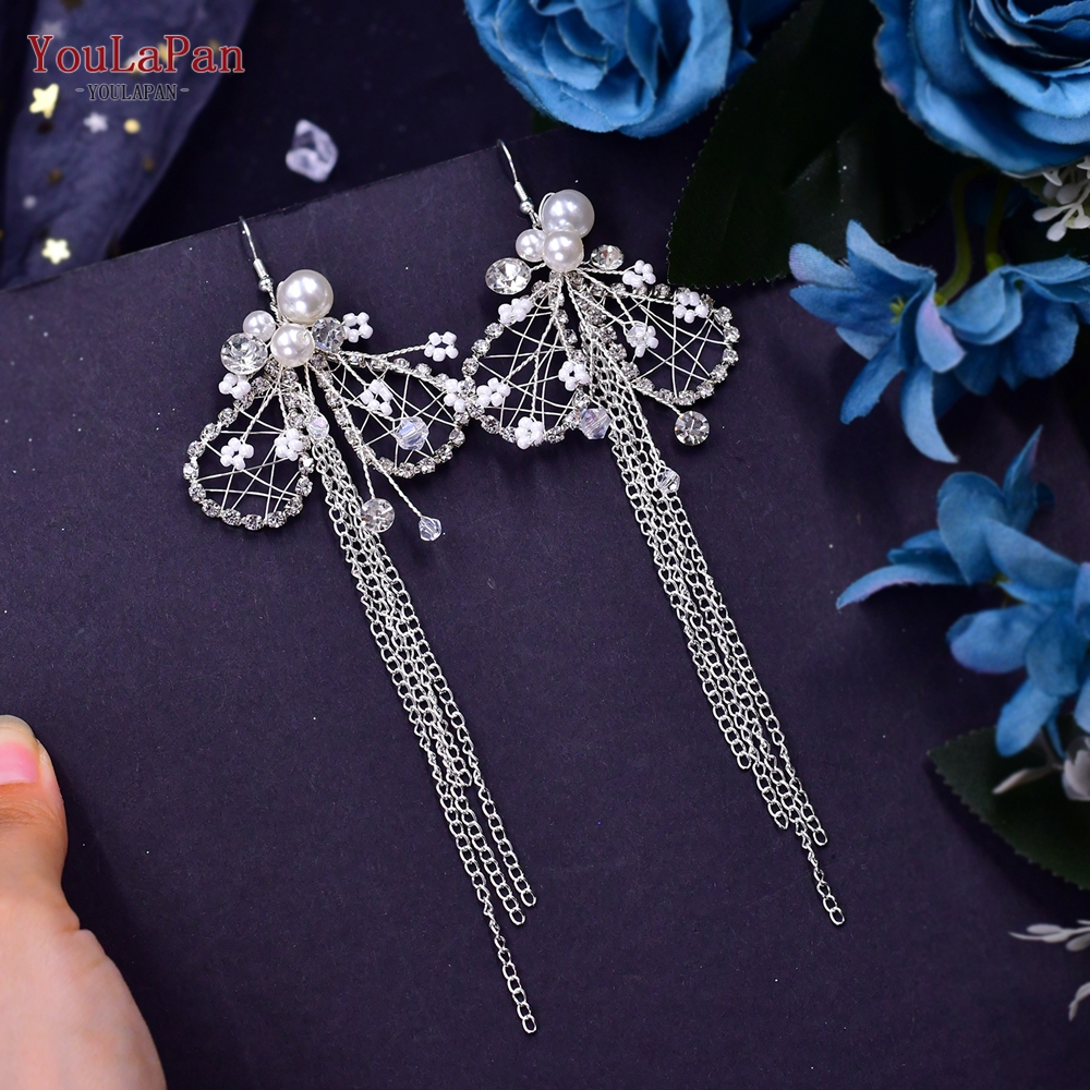 YouLaPan Golden Wedding Crystal Headband Hair Accessories Woman Wedding Hair Jewelry Rhinestone Bridal Tiara and Headdress HP240