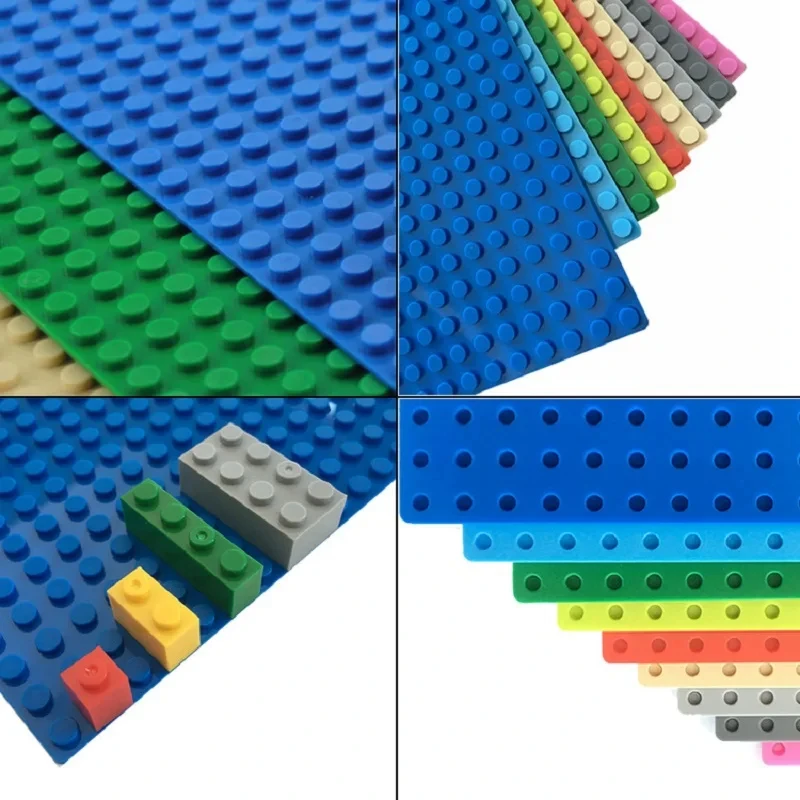 3PCS Classic Baseplate 32X32 Dots Building Blocks Bricks Base Plates DIY Plastic Board Blocks Construction Toys