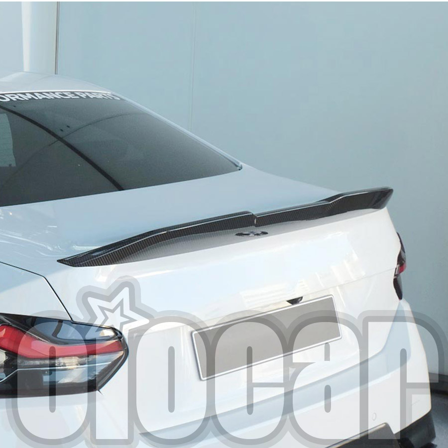 Oidomtors MP Spoiler belakang bagasi karbon kering pra-pra gaya untuk BMW G42 2Series G87 M2