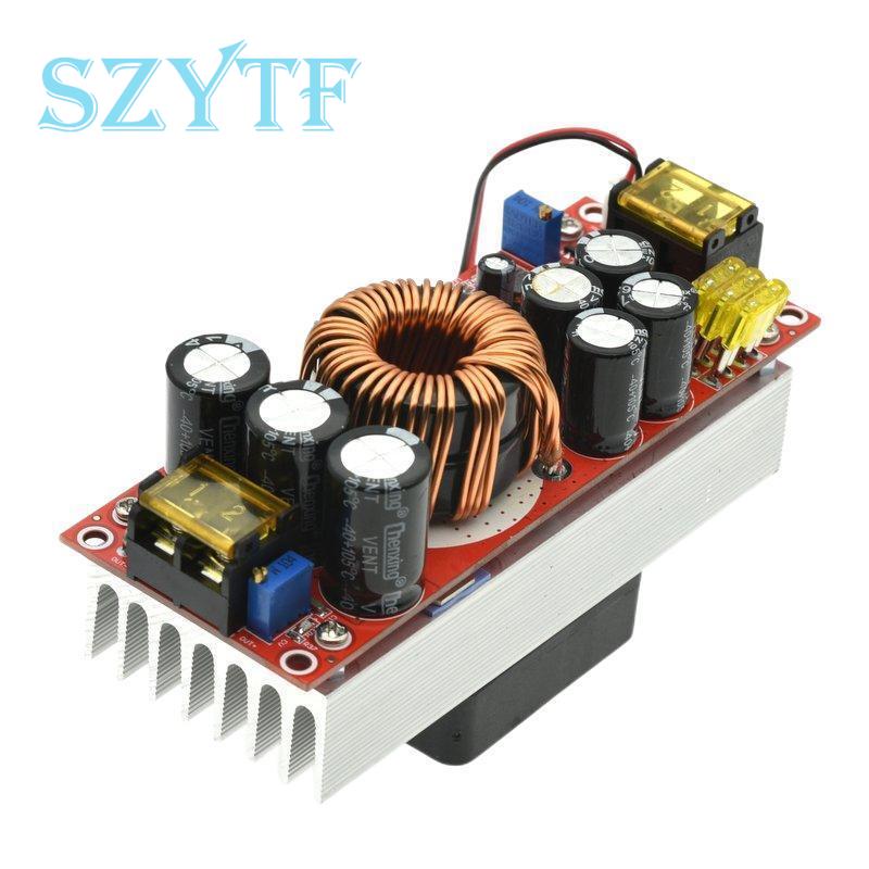1800W 40A DC-DC Boost Converter Step Up Voedingsmodule 10-60V Naar 12-90V Verstelbare spanning Lader