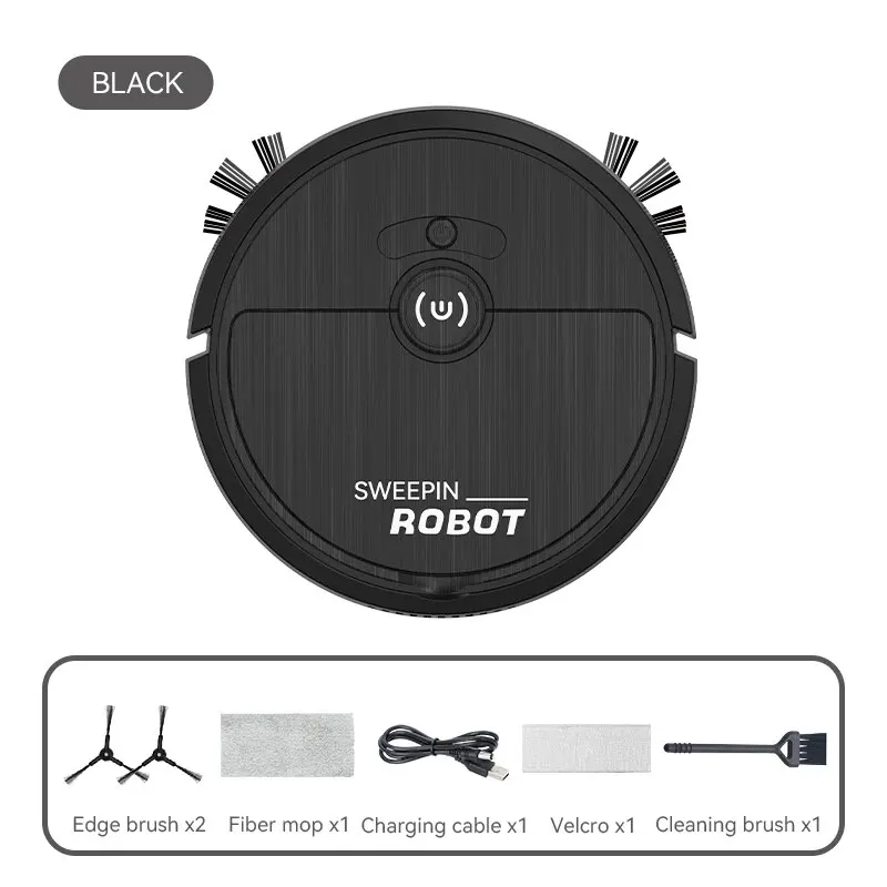 Xiaomi Electric Sweeper Home Smart Sweeping Robot Wet Dry Dual Use รีโมทคอนโทรล Sweeper เหมาะสําหรับห้องครัวพรมห้องนอน